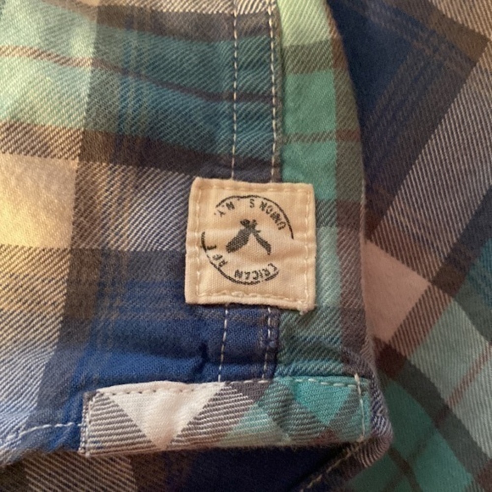 American Eagle outfitters athletic‎ fit plaid button down shirt - Picture 7 of 8